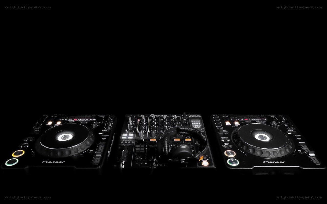 Pioneer DJ equipment setup