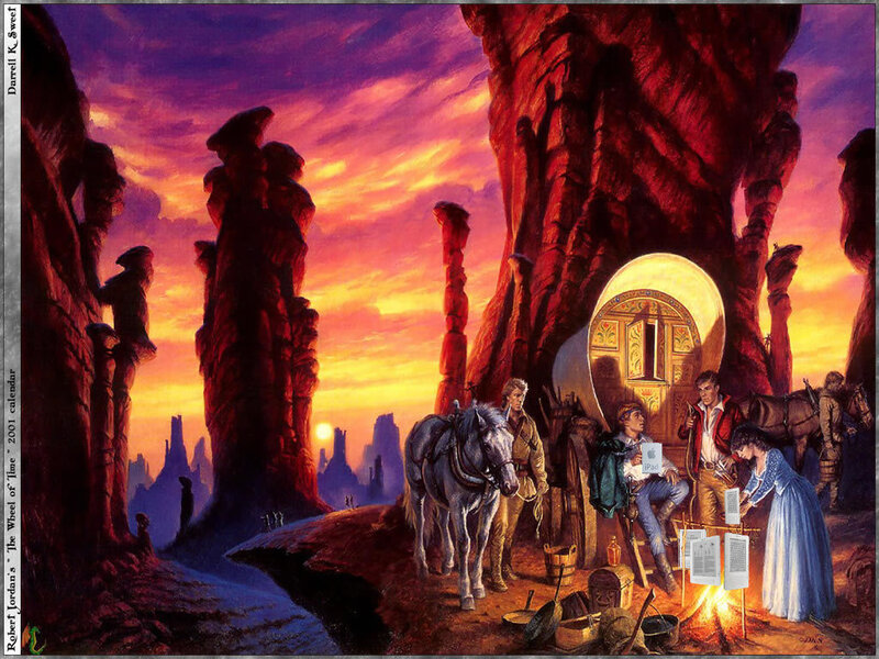 Pioneers at Campsite