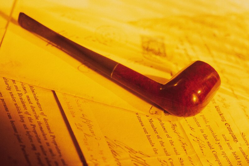 Pipe on old documents
