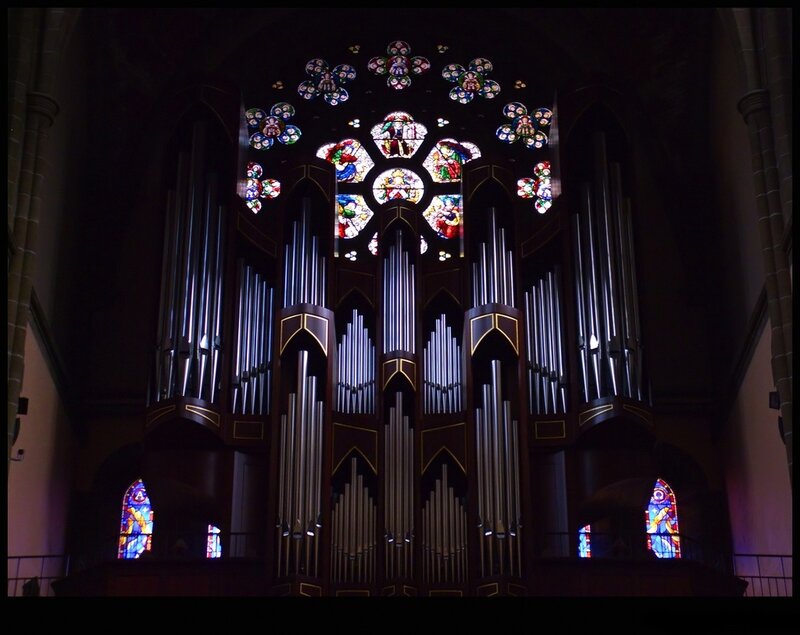 Pipe Organ and Stained Glass