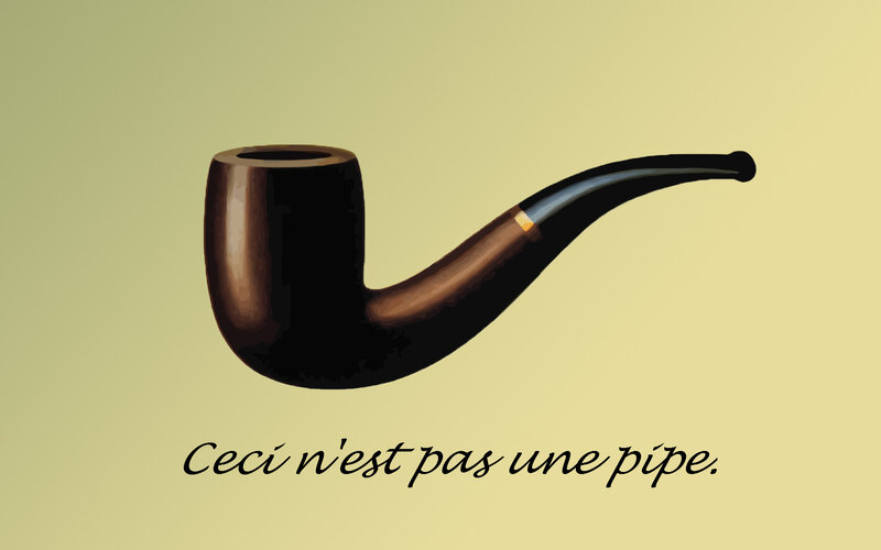 Pipe with text