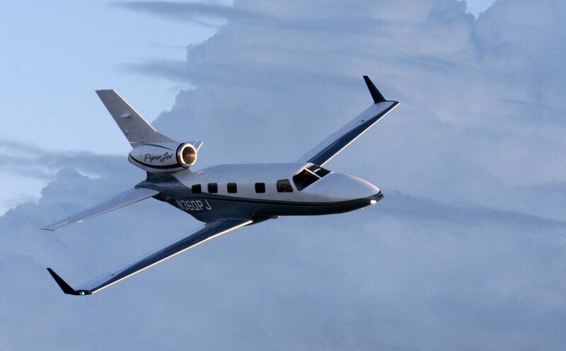 PiperJet Aircraft in Flight