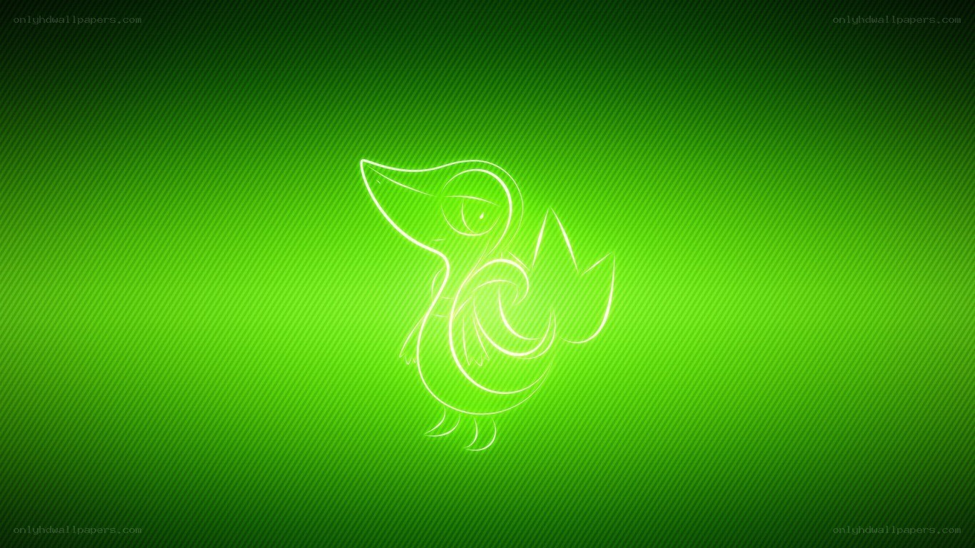 Piplup glowing outline
