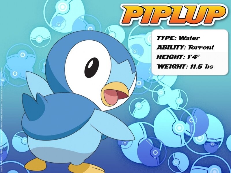 Piplup Pokemon character