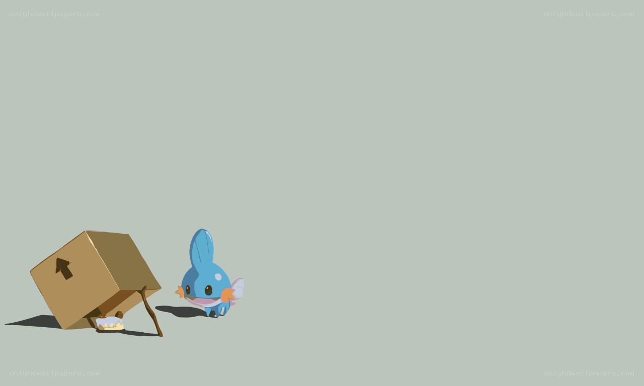 Piplup with a cardboard box
