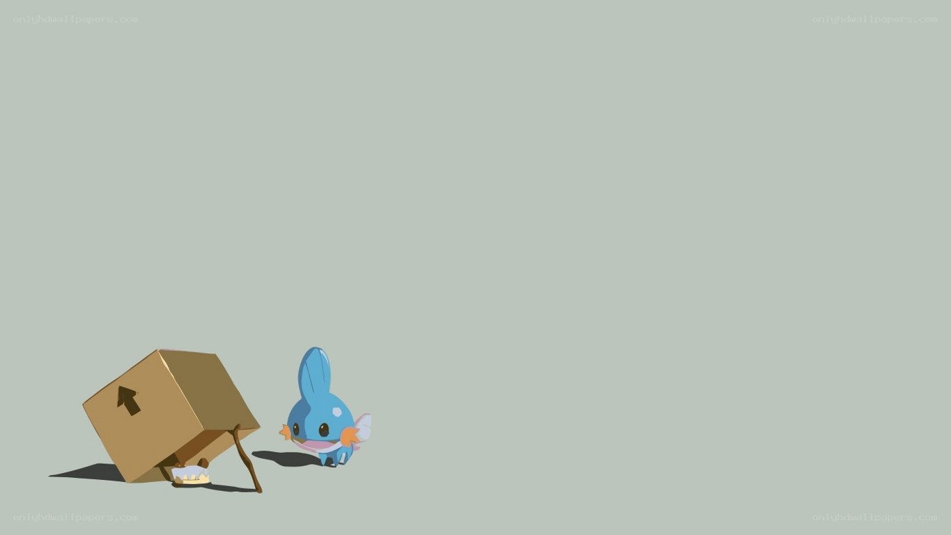 Piplup with a cardboard box