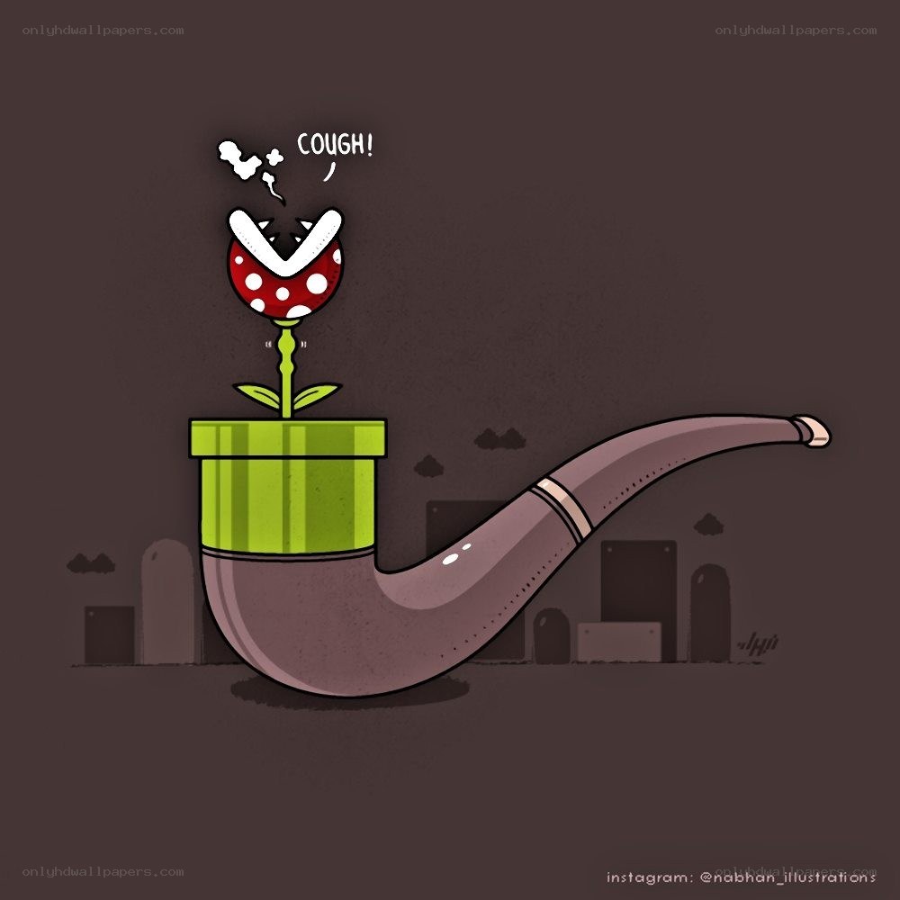 Piranha Plant Coughing