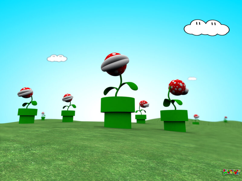Piranha Plants in Pots
