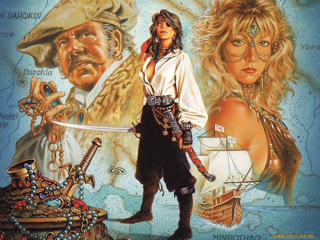 Pirate adventure illustration