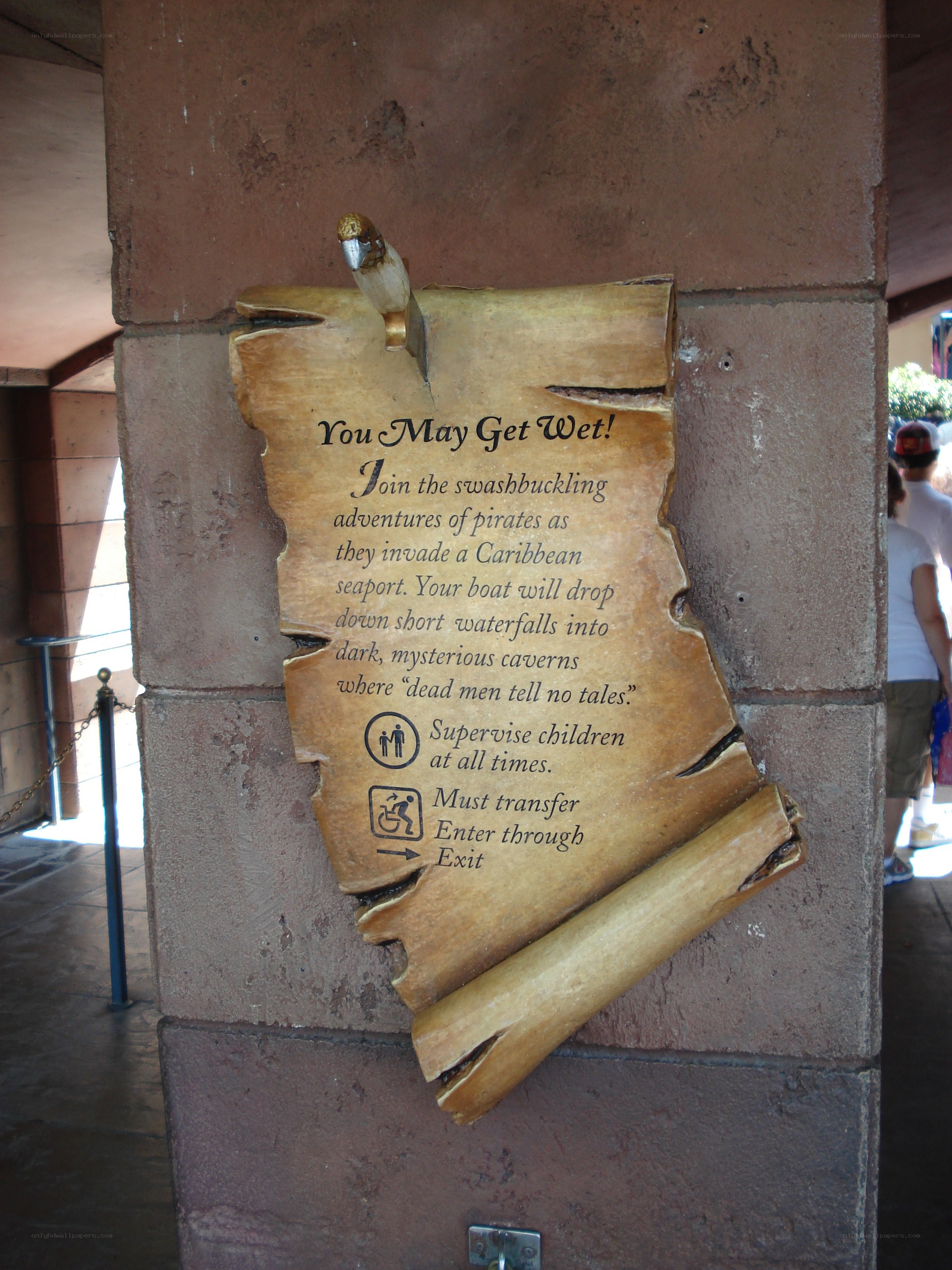 Pirate Adventure Ride Sign