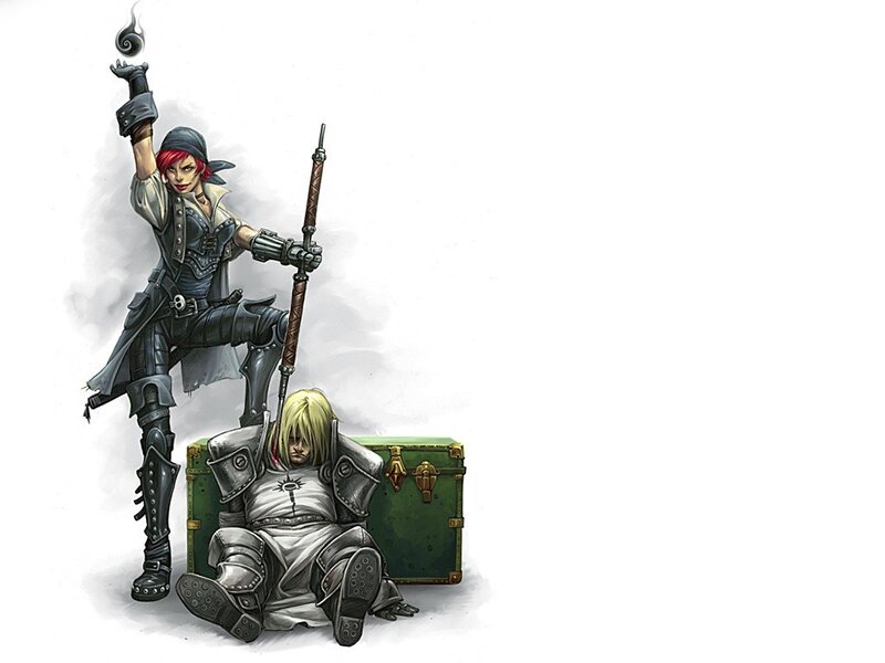 Pirate and fallen knight