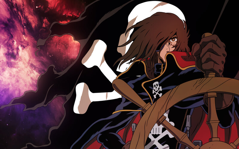 pirate captain at helm