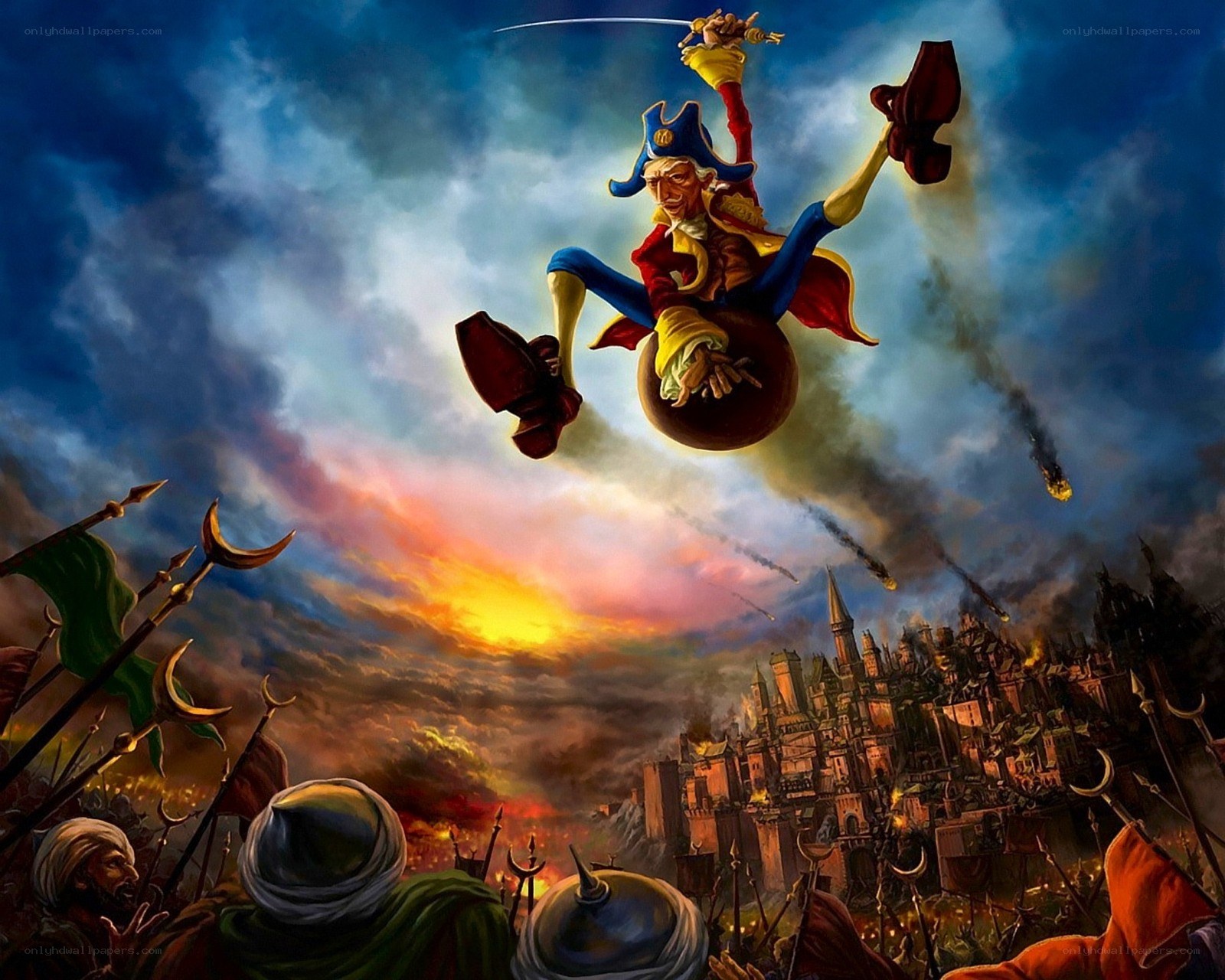 Pirate Captain in the Sky