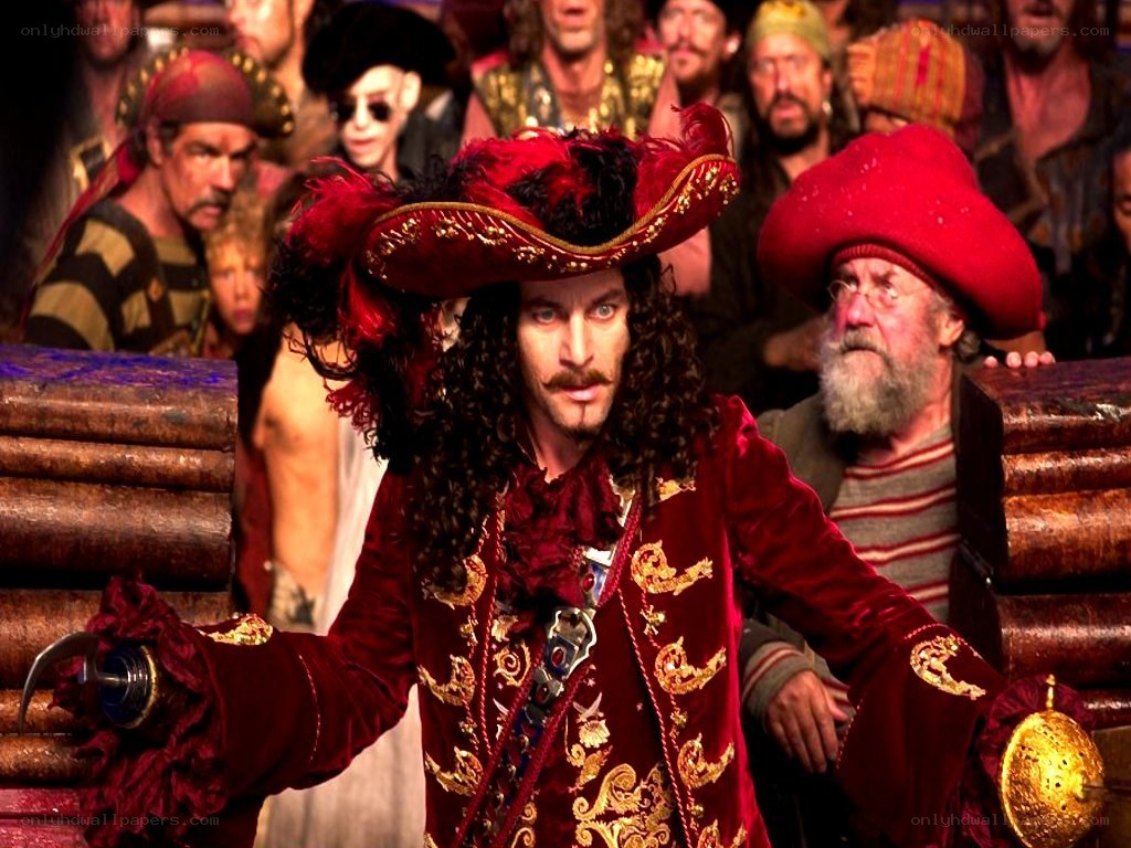 Pirate captain on ship deck