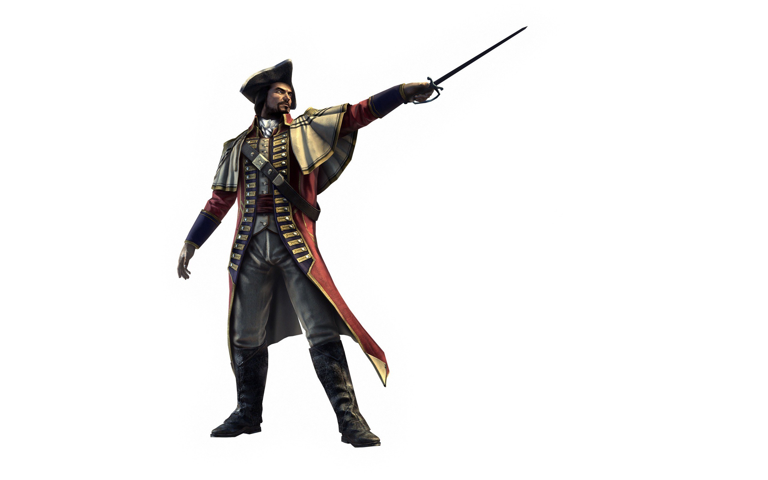 pirate captain with sword