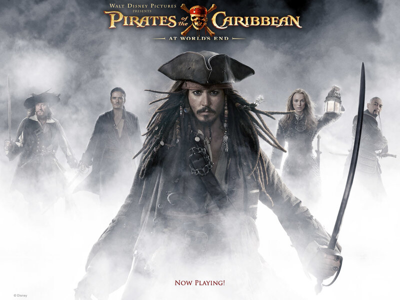 Pirate Captain with Sword — Gray