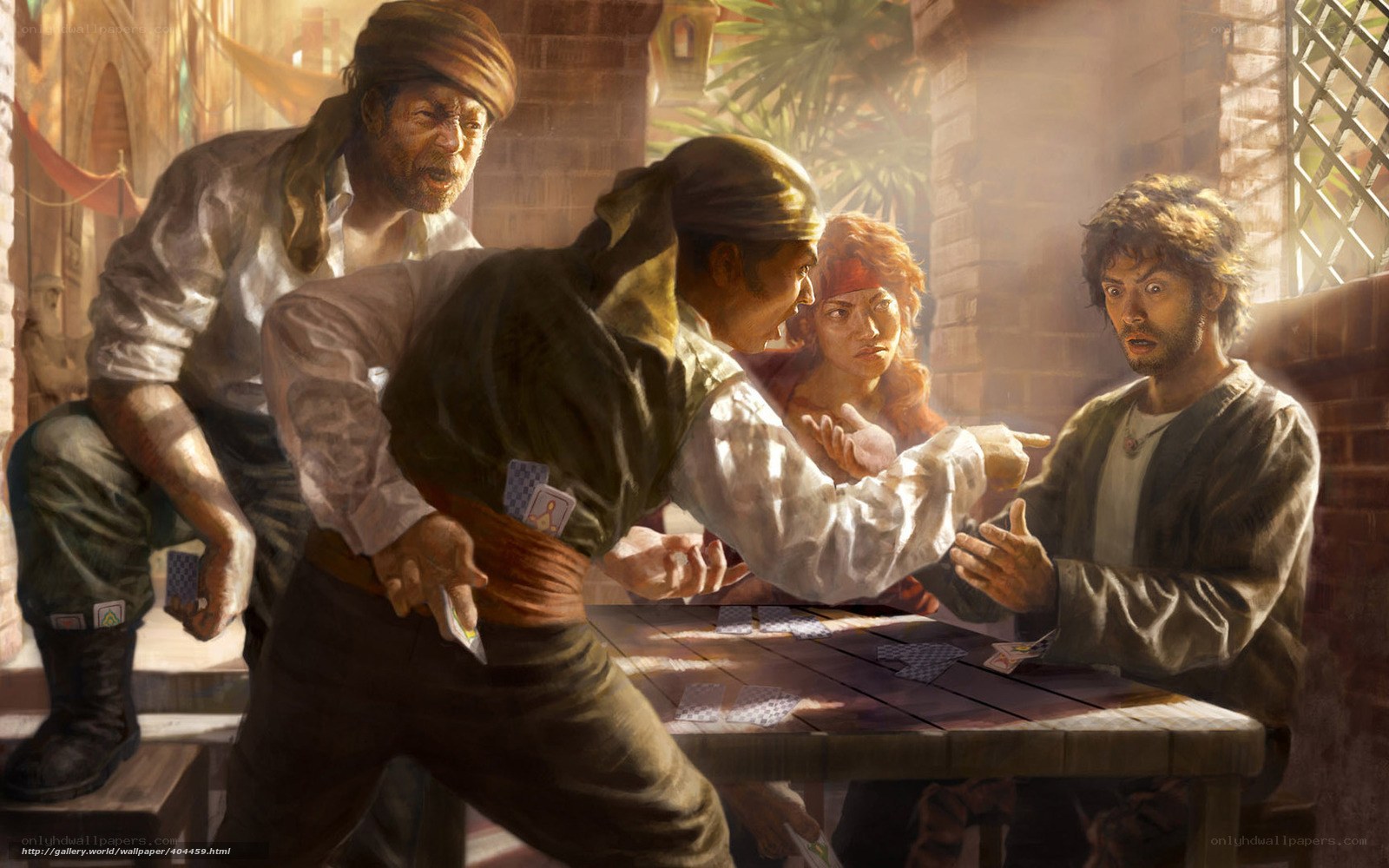 Pirate card game dispute