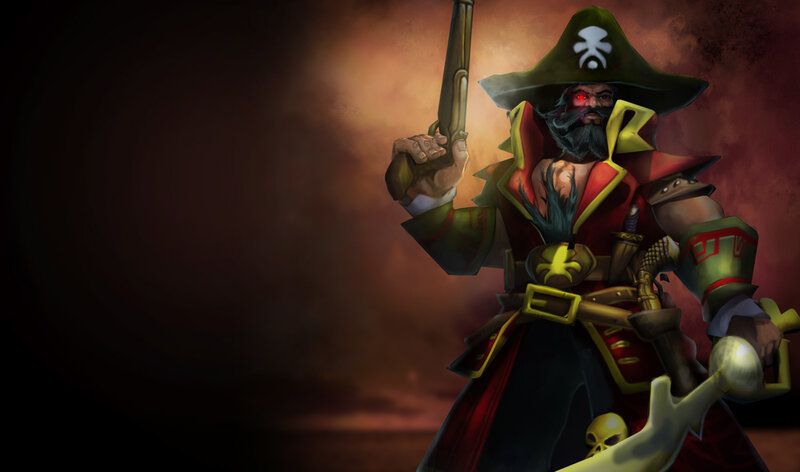 Pirate Character Holding Gun