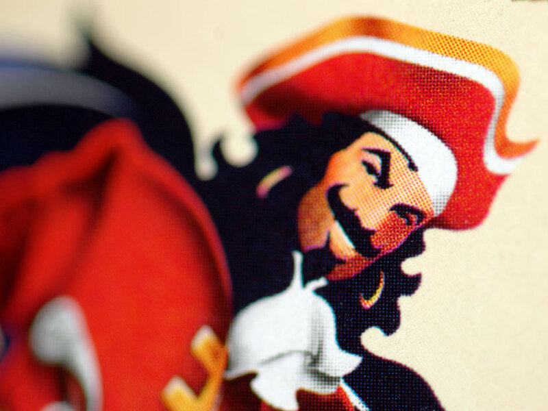 Pirate Character Illustration — Red