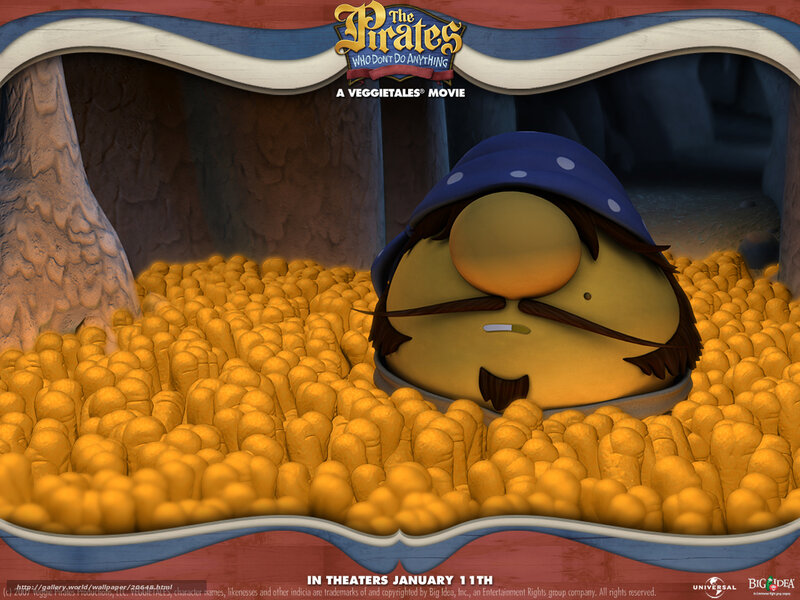 Pirate character in corn