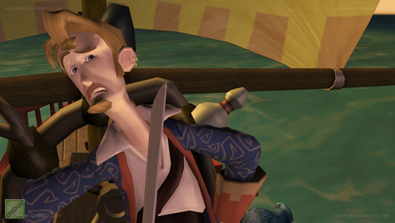 pirate character on a ship