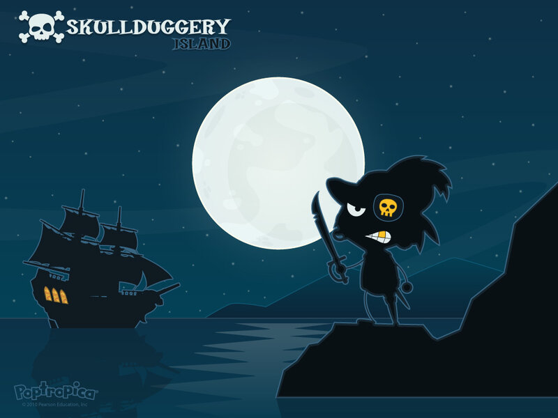 Pirate Character on Cliff