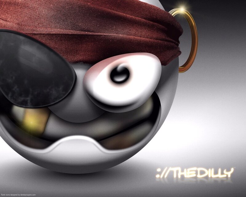 pirate character with eye patch