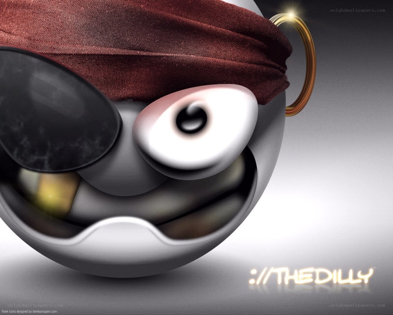 pirate character with eye patch