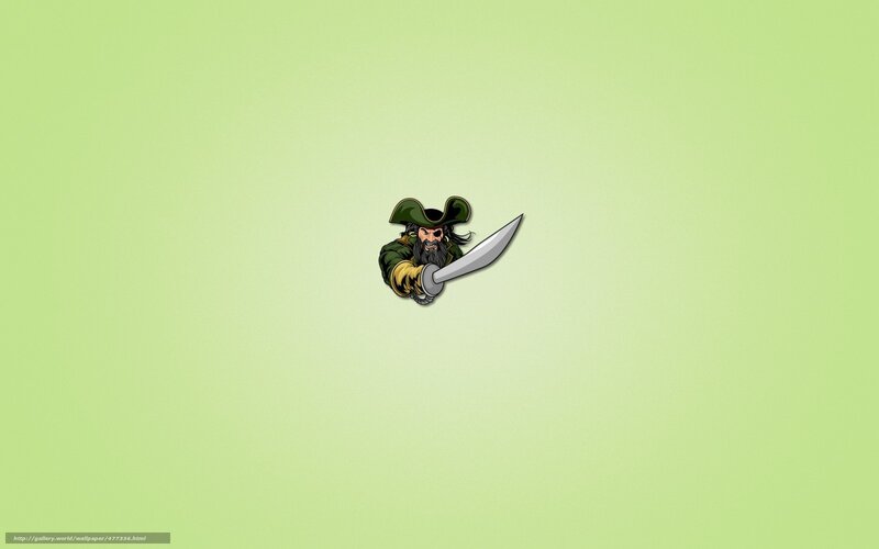 pirate character with sword