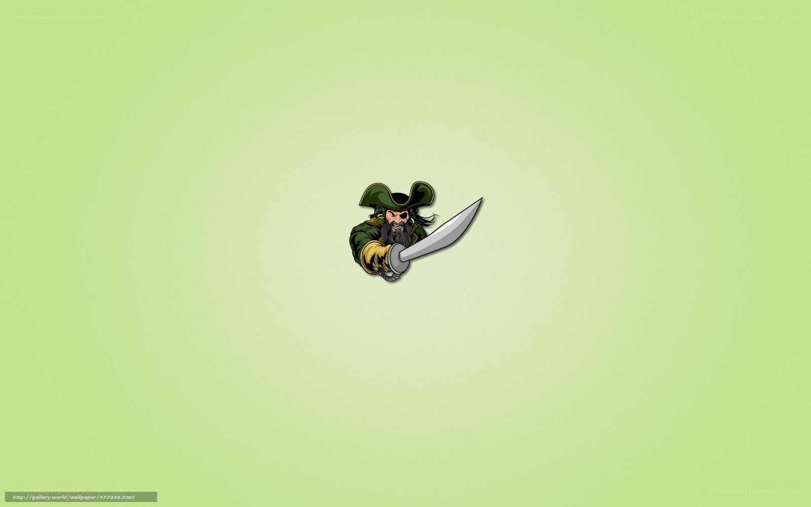 pirate character with sword