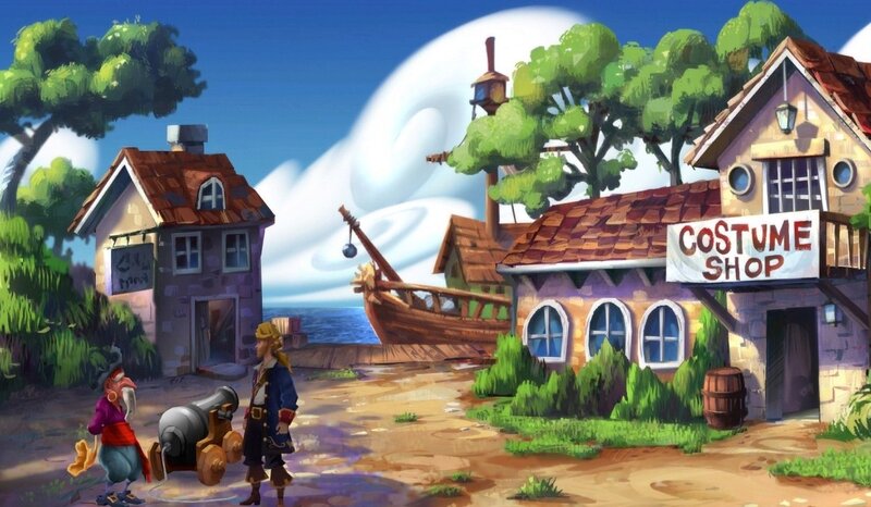 Pirate Characters in Village
