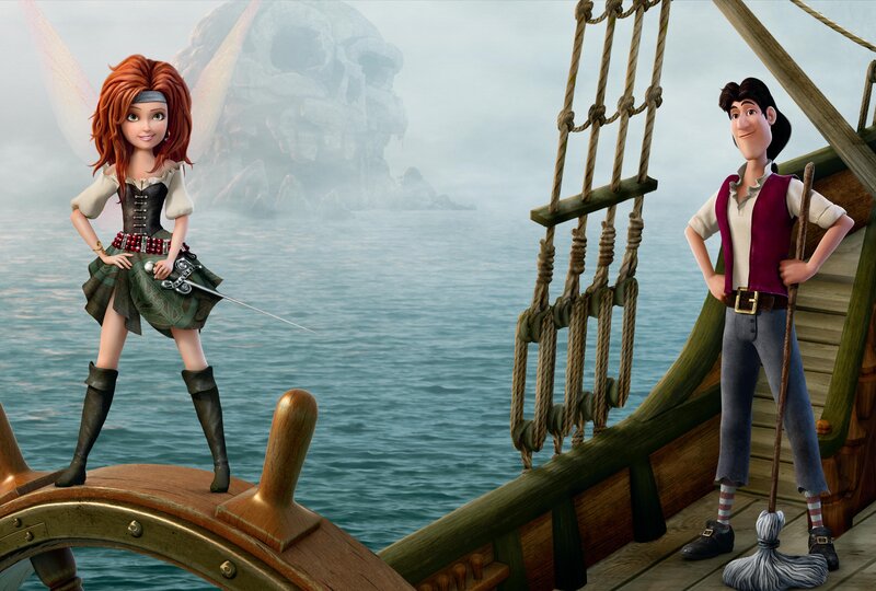 Pirate Characters on Ship — Green