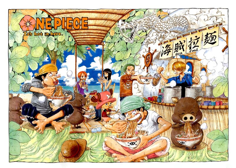 Pirate Crew Eating Noodles