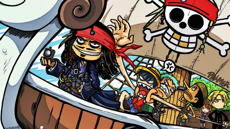 Pirate Crew on Ship — Red