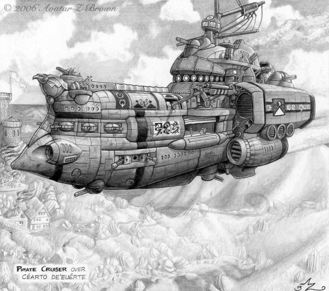 Pirate Cruiser Over Céarto