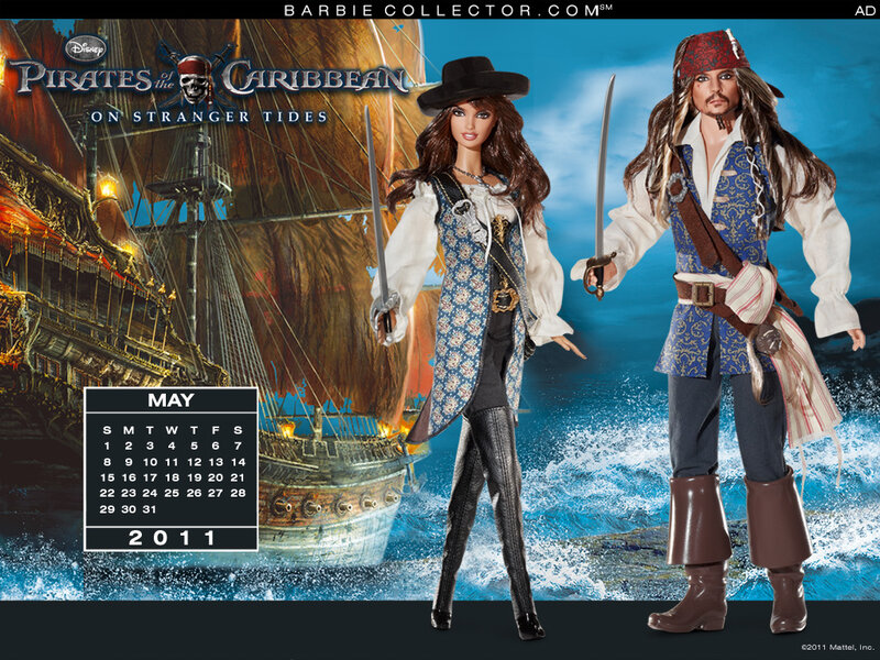 Pirate Dolls on Ship