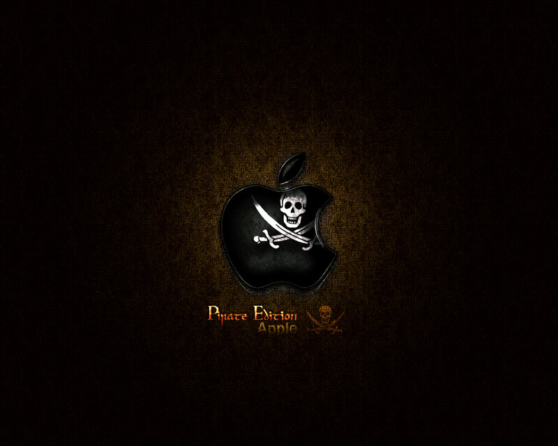 Pirate Edition Apple Logo