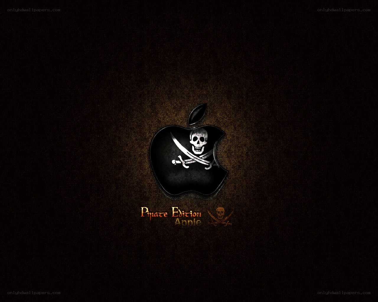 Pirate Edition Apple Logo