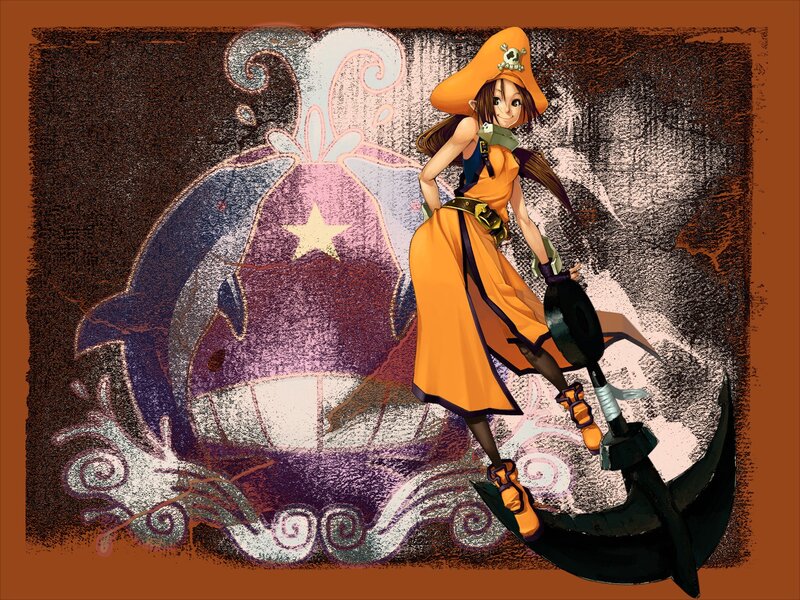 pirate girl with anchor