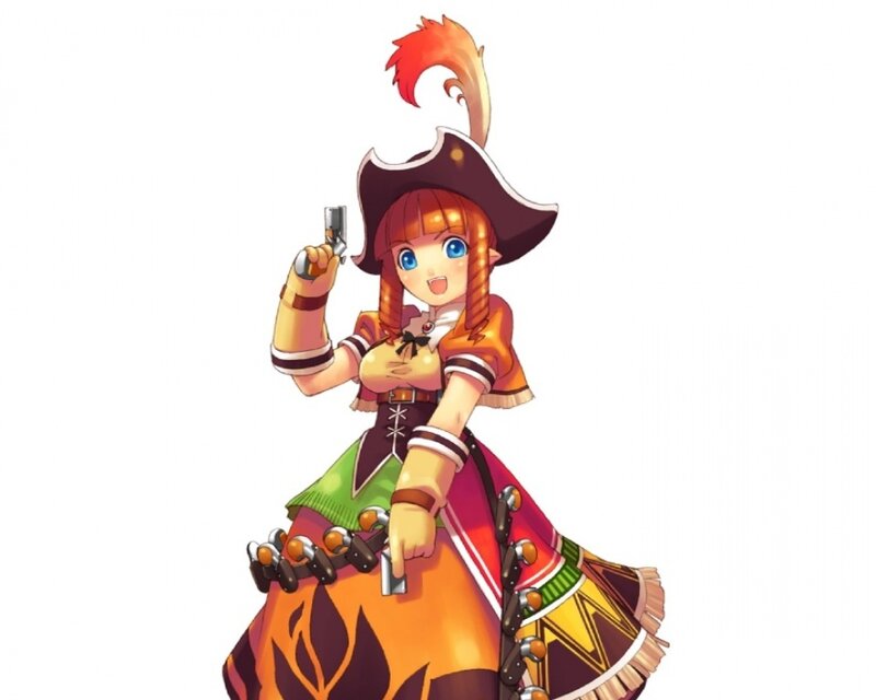 pirate girl with gun