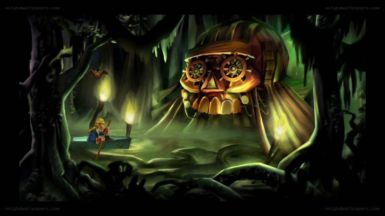 pirate in a swamp boat