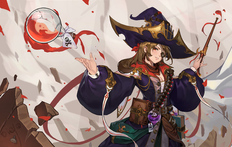 Pirate Mage Character