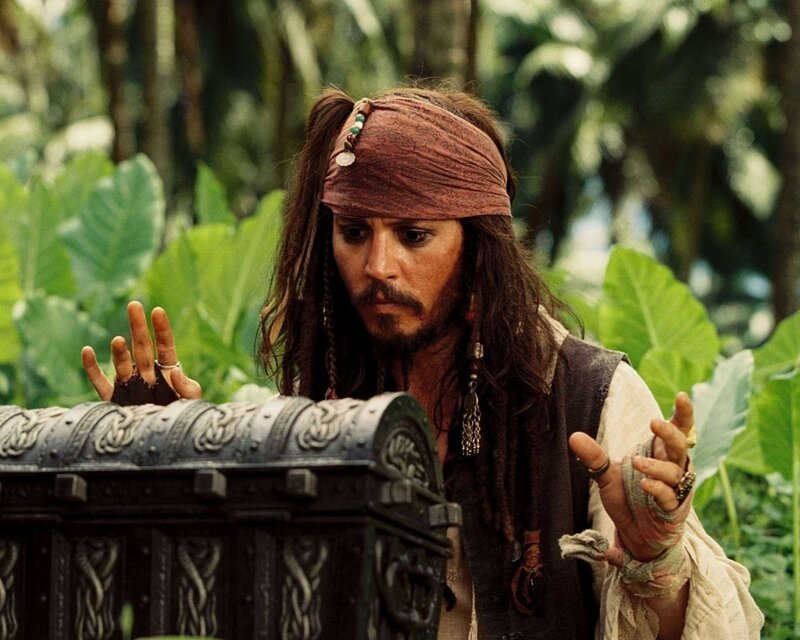 Pirate Man with Chest