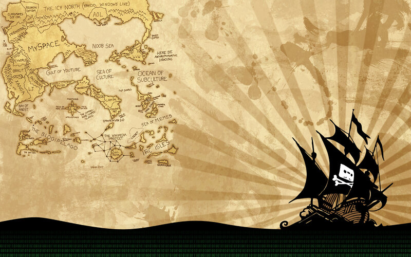 Pirate map of internet culture