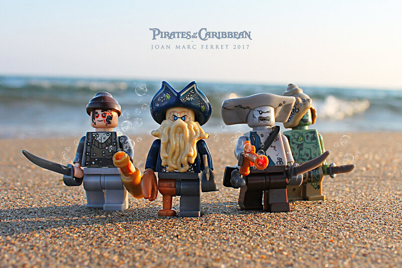 Pirate Minifigures on Beach