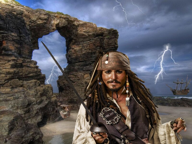 Pirate on a Beach