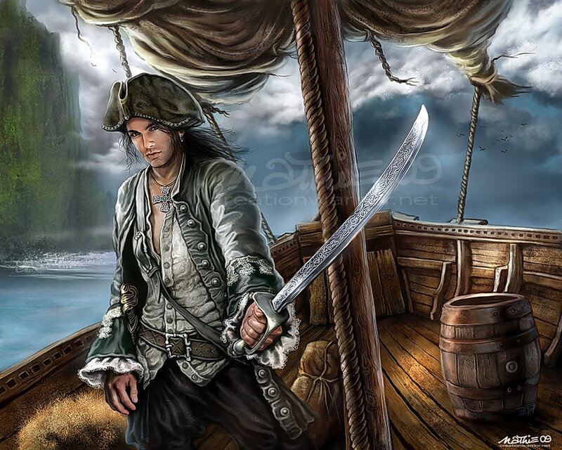Pirate on a Boat — Brown