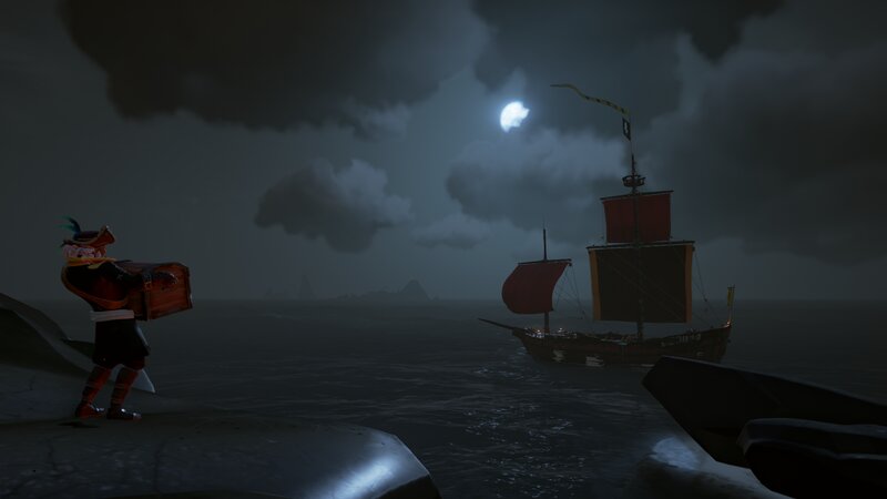 Pirate on a Ship — Dark Blue