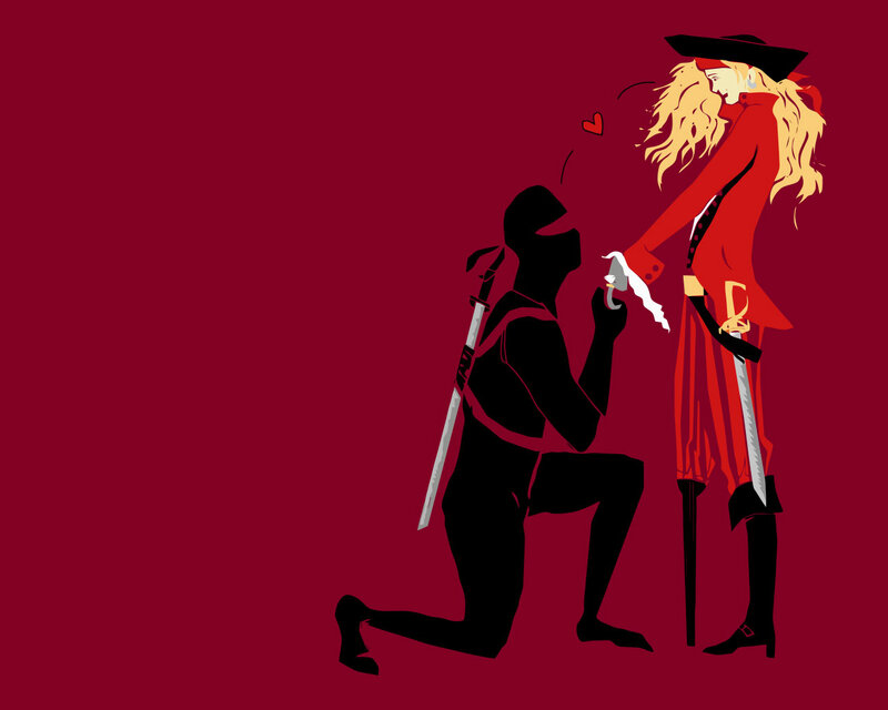 pirate proposal illustration