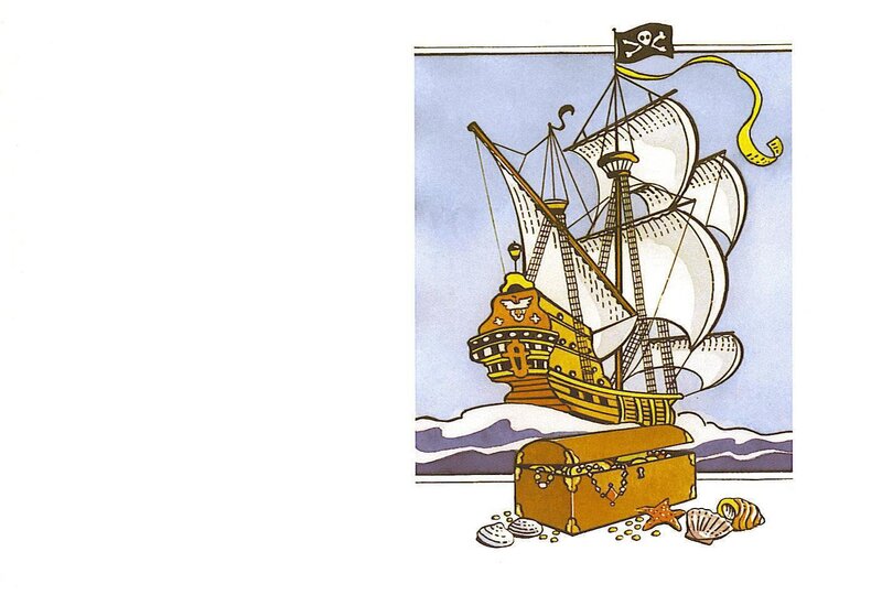 Pirate Ship and Treasure Chest